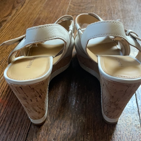 Franco Sarto white wedges size 8.5 US - Picture 5 of 16